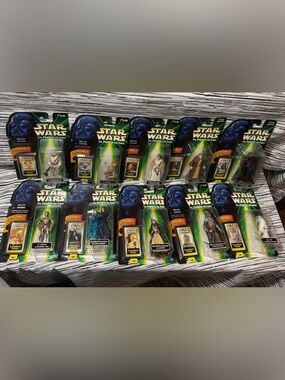 1998 - 10 Star Wars Action Figures - Power of the Force - Collection# 69680